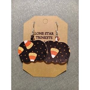 Pumpkin Candy Corn Earrings